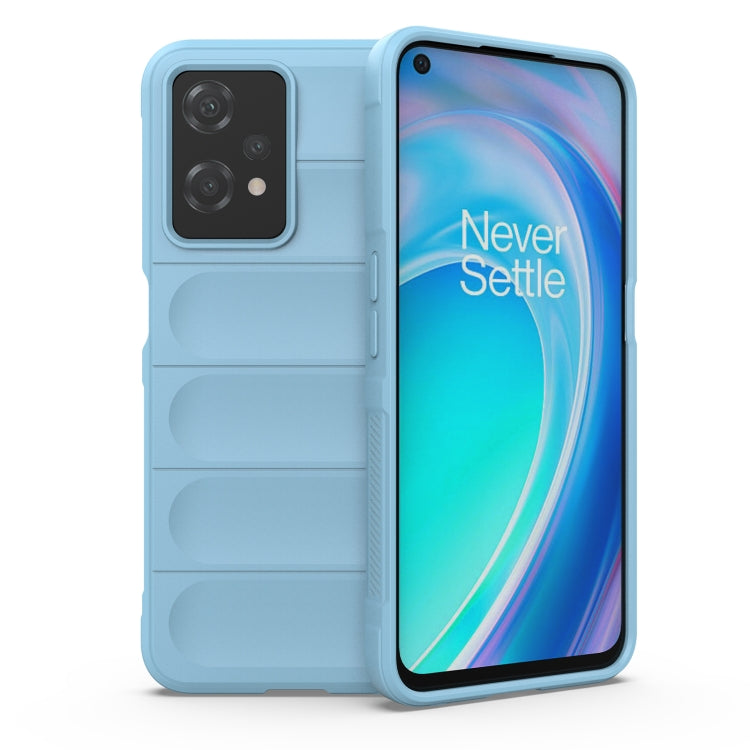 For Realme 9 Pro / Realme V25 5G / Realme 9 5G EU Version Magic Shield TPU + Flannel Phone Case(Light Blue) - Realme Cases by buy2fix | Online Shopping UK | buy2fix