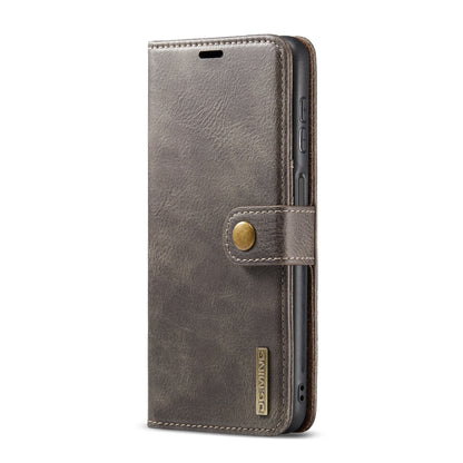 For Samsung Galaxy A23 5G DG.MING Crazy Horse Texture Detachable Magnetic Leather Phone Case(Grey) - Galaxy Phone Cases by DG.MING | Online Shopping UK | buy2fix