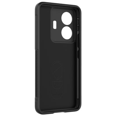 For vivo s15e Magic Shield TPU + Flannel Phone Case(Dark Grey) - vivo Cases by buy2fix | Online Shopping UK | buy2fix