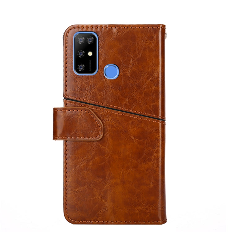 For Doogee X96 Pro Geometric Stitching Horizontal Flip Leather Phone Case(Light Brown) - Doogee Cases by buy2fix | Online Shopping UK | buy2fix