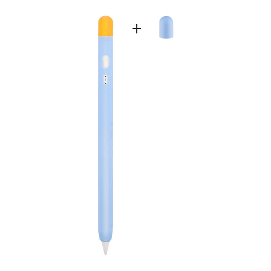 Contrasting Color Series Silicone Protective Pen Case For Yibosi 6(Sky Blue) - Pencil Accessories by buy2fix | Online Shopping UK | buy2fix