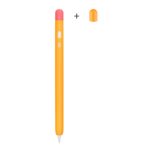 Contrasting Color Series Silicone Protective Pen Case For Yibosi 6(Orange) - Pencil Accessories by buy2fix | Online Shopping UK | buy2fix