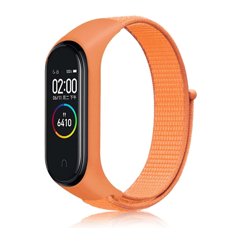 For Xiaomi Mi Band 7 Nylon Weave Watch Band(Papaya Color) - Watch Bands by buy2fix | Online Shopping UK | buy2fix