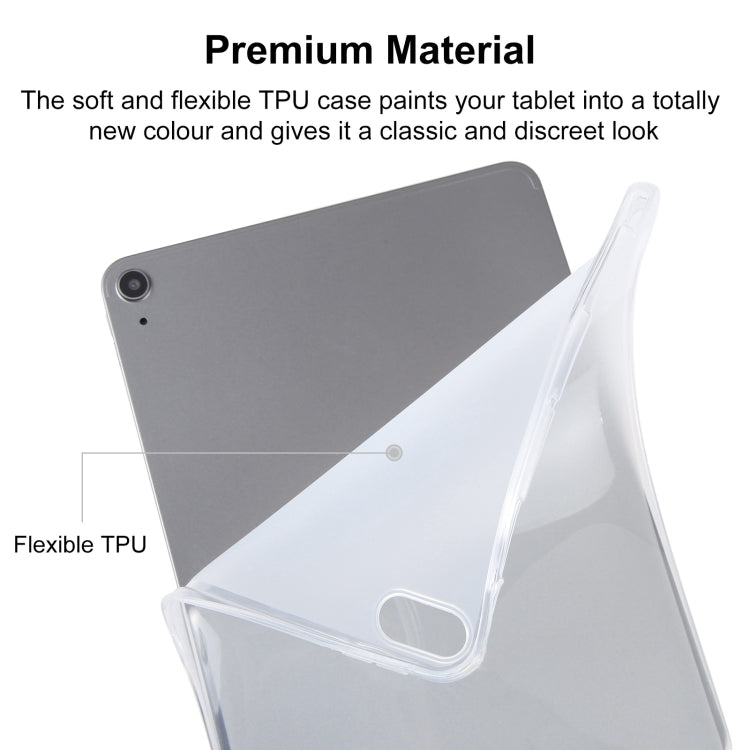 For Samsung Galaxy Tab S9+ / S8+ / S7+ TPU Tablet Case (Frosted Clear) - Galaxy Tab S8+ Cases by buy2fix | Online Shopping UK | buy2fix