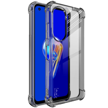 For Asus Zenfone 9 5G IMAK All-inclusive Shockproof Airbag TPU Case (Transparent Black) - ASUS Cases by imak | Online Shopping UK | buy2fix