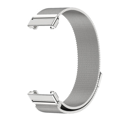 For Xiaomi Mi Band 7 Pro Mijobs Milan Magnetic Stainless Steel Watch Band(Silver) - Watch Bands by MIJOBS | Online Shopping UK | buy2fix