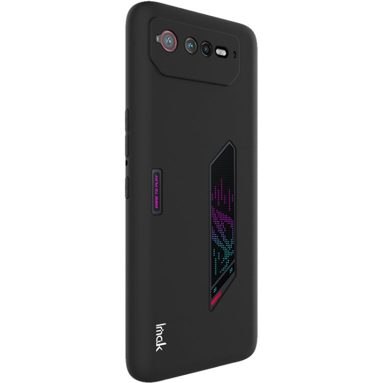 For Asus ROG Phone 6 IMAK UC-3 Series Shockproof Frosted TPU Protective Case(Black) - ASUS Cases by imak | Online Shopping UK | buy2fix