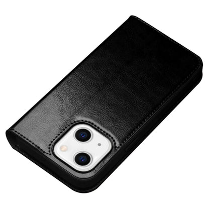 For iPhone 14 QIALINO Horizontal Flip Leather Phone Case (Black) - iPhone 14 Cases by QIALINO | Online Shopping UK | buy2fix