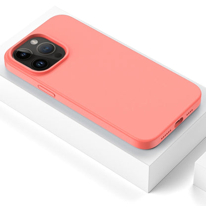 For iPhone 14 Pro Max Mutural Karen Series Liquid Silicone Magsafe Phone Case(Grapefruit Pink) - iPhone 14 Pro Max Cases by Mutural | Online Shopping UK | buy2fix