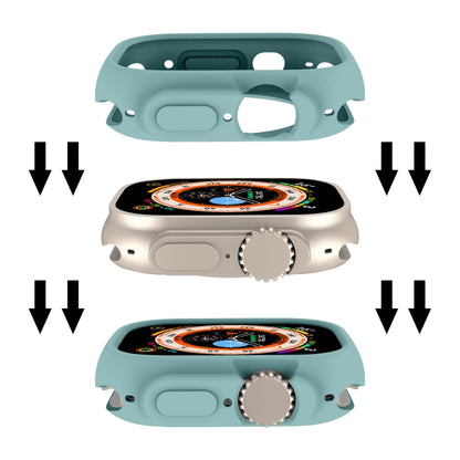 For Apple Watch Ultra 49mm Candy TPU Protective Case(Green) - Watch Cases by buy2fix | Online Shopping UK | buy2fix