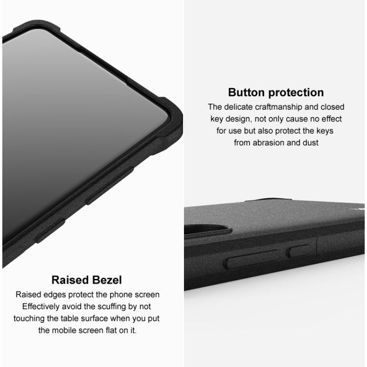 For iPhone 14 Plus imak Shockproof Airbag TPU Phone Case(Matte Grey) - iPhone 14 Plus Cases by imak | Online Shopping UK | buy2fix