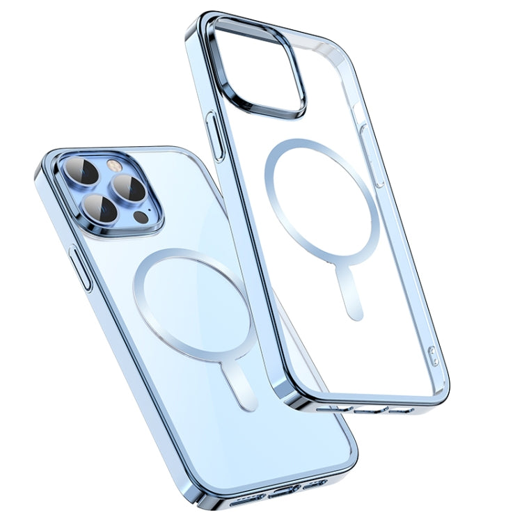 For iPhone 14 Pro Max Mutural Jing Shuo Series Magsafe Phone Case(Sierra Blue) - iPhone 14 Pro Max Cases by Mutural | Online Shopping UK | buy2fix