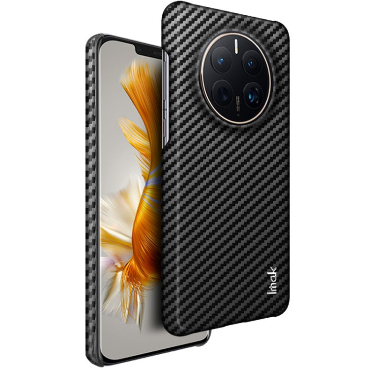 For Huawei Mate 50 imak Ruiyi Series Carbon Fiber PU + PC Phone Case - Huawei Cases by imak | Online Shopping UK | buy2fix