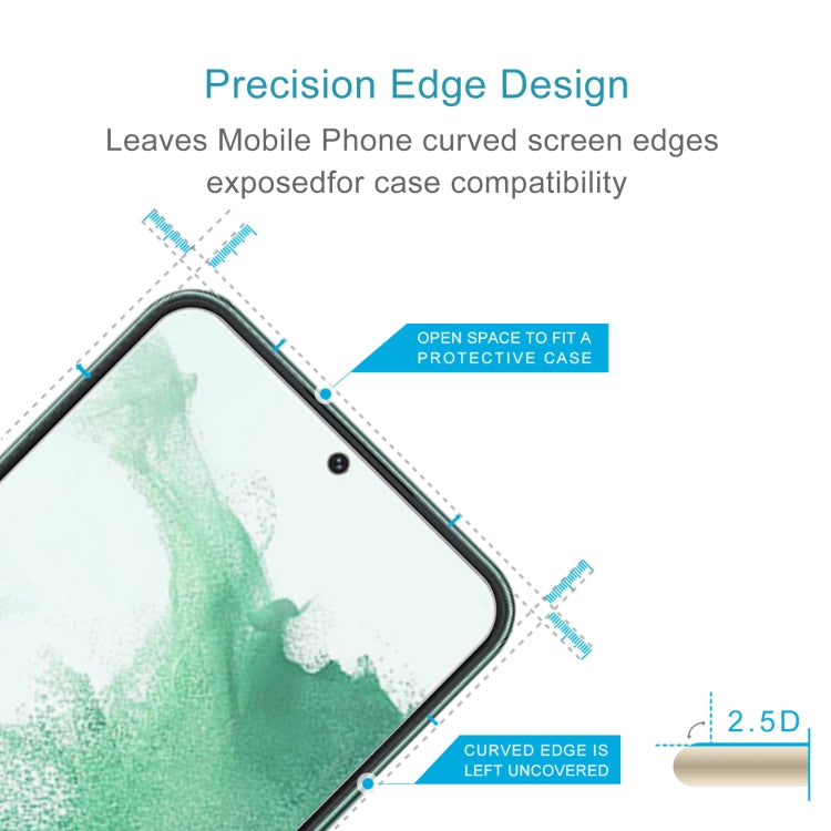 For Samsung Galaxy S23+ 5G 0.26mm 9H 2.5D Tempered Glass Film, Support Fingerprint Unlock - Galaxy S23+ 5G Tempered Glass by DIYLooks | Online Shopping UK | buy2fix