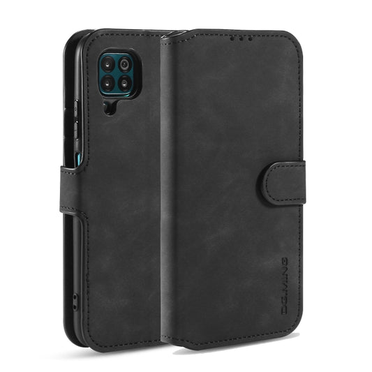 For Huawei P40 Lite / Nova 6 SE DG.MING Retro Oil Side Horizontal Flip Case with Holder & Card Slots & Wallet(Black) - Huawei Cases by DG.MING | Online Shopping UK | buy2fix