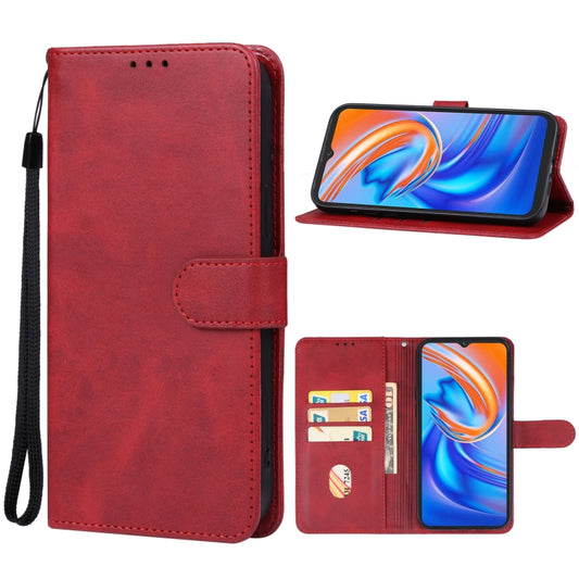 For Blackview BV9200 Leather Phone Case(Red) - More Brand by buy2fix | Online Shopping UK | buy2fix