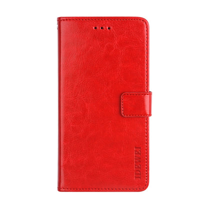 For Blackview A60 Pro idewei Crazy Horse Texture Horizontal Flip Leather Case with Holder & Card Slots & Wallet(Red) - More Brand by idewei | Online Shopping UK | buy2fix
