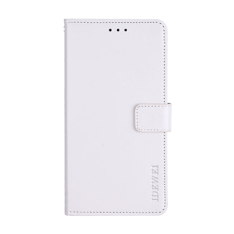 For Doogee X70 idewei  Crazy Horse Texture Horizontal Flip Leather Case with Holder & Card Slots & Wallet(White) - More Brand by idewei | Online Shopping UK | buy2fix