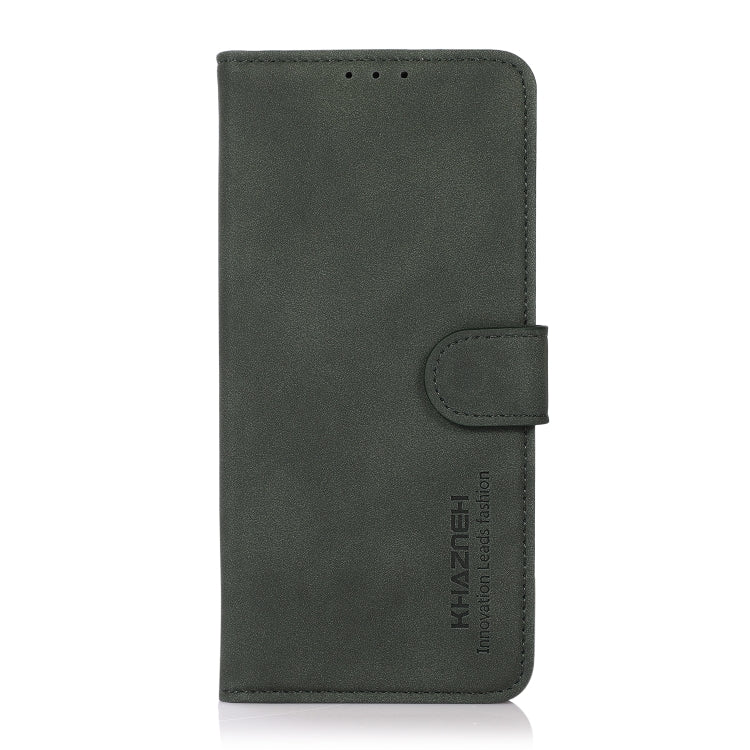 For OnePlus 11 5G KHAZNEH Matte Texture Leather Phone Case(Green) - OnePlus Cases by buy2fix | Online Shopping UK | buy2fix