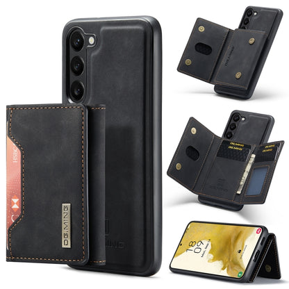 For Samsung Galaxy S23+ 5G DG.MING M2 Series 3-Fold Multi Card Bag + Phone Case(Black) - Galaxy S23+ 5G Cases by DG.MING | Online Shopping UK | buy2fix