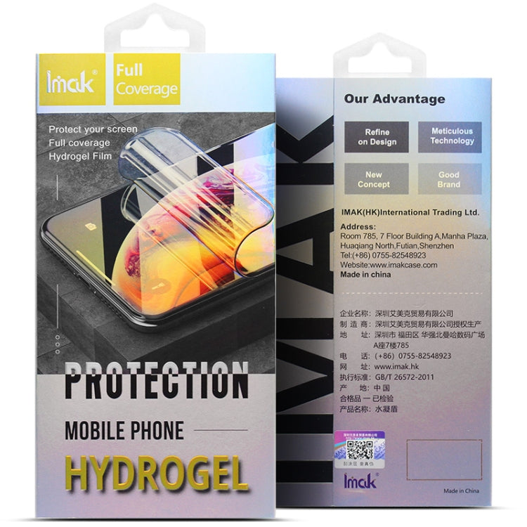 For Samsung Galaxy S23 5G 2pcs imak Curved Full Screen Hydrogel Film Back Protector - Galaxy S23 5G Tempered Glass by imak | Online Shopping UK | buy2fix