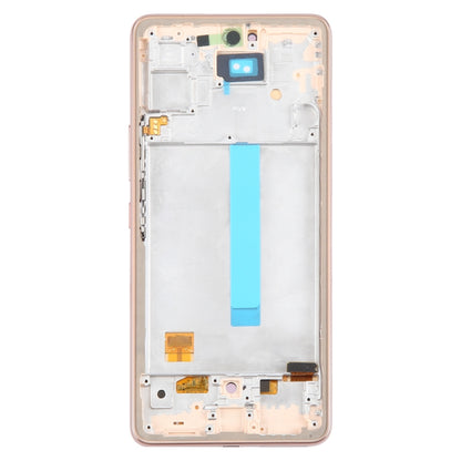 For Samsung Galaxy A53 5G SM-A536 6.48 inch OLED LCD Screen Digitizer Full Assembly with Frame (Gold) - Galaxy A Series Parts by buy2fix | Online Shopping UK | buy2fix