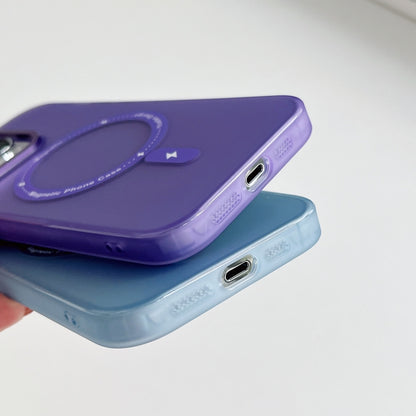 For iPhone 13 Pro Colorful Series TPU+PC Magsafe Magnetic Phone Case(Purple) - iPhone 13 Pro Cases by buy2fix | Online Shopping UK | buy2fix