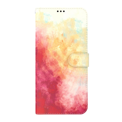 For OnePlus 11 Watercolor Pattern Flip Leather Phone Case(Spring Cherry) - OnePlus Cases by buy2fix | Online Shopping UK | buy2fix