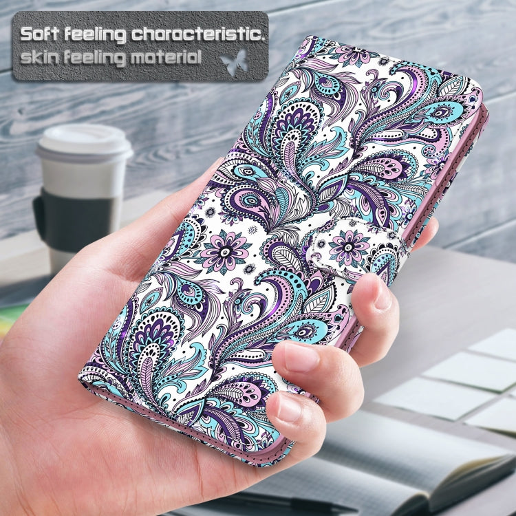 For OnePlus 11 3D Painting Pattern TPU + PU Leather Phone Case(Swirl Pattern) - OnePlus Cases by buy2fix | Online Shopping UK | buy2fix