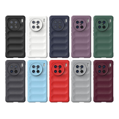 For vivo X90 Pro+ 5G Magic Shield TPU + Flannel Phone Case(Purple) - vivo Cases by buy2fix | Online Shopping UK | buy2fix