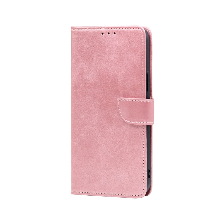 For Blackview A85 Calf Texture Buckle Flip Leather Phone Case(Rose Gold) - More Brand by buy2fix | Online Shopping UK | buy2fix