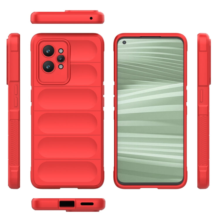 For Realme GT2 Pro Magic Shield TPU + Flannel Phone Case(Wine Red) - Realme Cases by buy2fix | Online Shopping UK | buy2fix