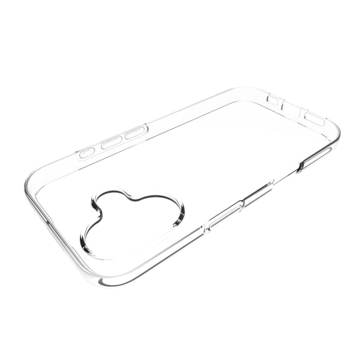 For iPhone 16 Waterproof Texture TPU Phone Case(Transparent) - iPhone 16 Cases by buy2fix | Online Shopping UK | buy2fix