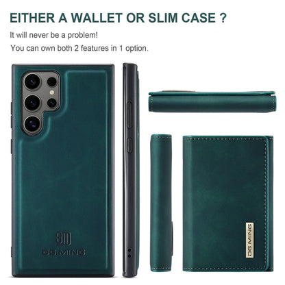 For Samsung Galaxy S24 Ultra 5G DG.MING M1 Series 3-Fold Multi Card Wallet + Magnetic Phone Case(Green) - Galaxy S24 Ultra 5G Cases by DG.MING | Online Shopping UK | buy2fix