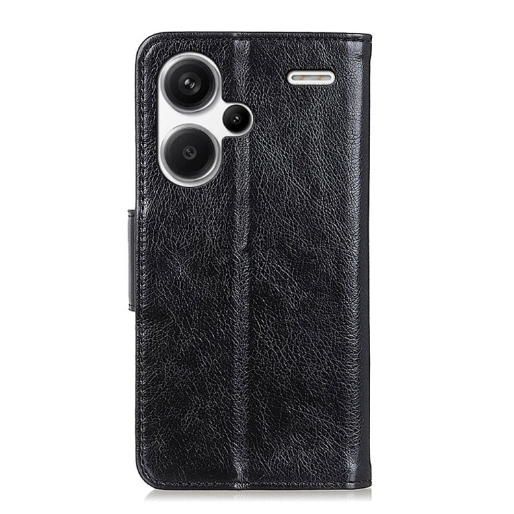 For Xiaomi Redmi Note 13 Pro+ 5G Global Nappa Texture Horizontal Flip Leather Phone Case(Black) - Note 13 Pro+ Cases by buy2fix | Online Shopping UK | buy2fix