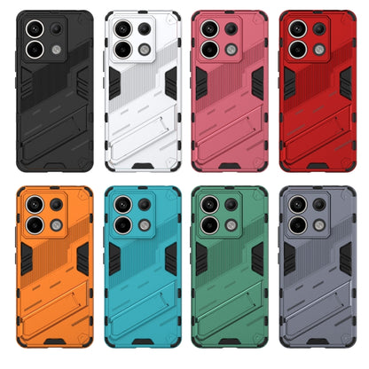 For Xiaomi Redmi Note 13 Pro+ Punk Armor 2 in 1 PC + TPU Phone Case(Red) - Note 13 Pro+ Cases by buy2fix | Online Shopping UK | buy2fix