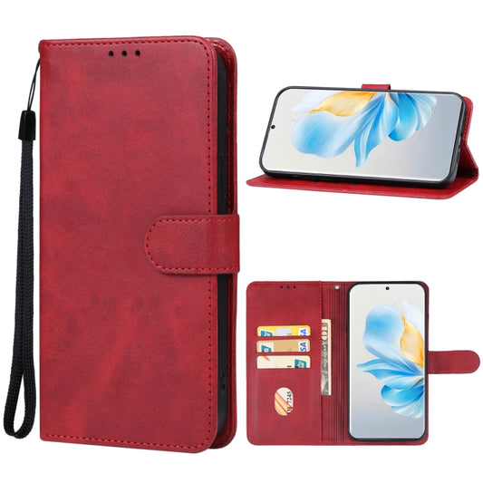 For Honor 100 Leather Phone Case(Red) - Honor Cases by buy2fix | Online Shopping UK | buy2fix