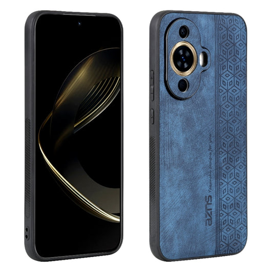 For Huawei nova 11 AZNS 3D Embossed Skin Feel Phone Case(Sapphire Blue) - Huawei Cases by AZNS | Online Shopping UK | buy2fix