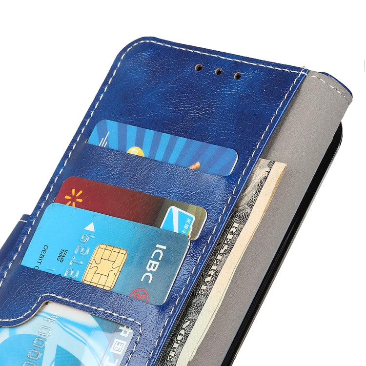 For Xiaomi Redmi K70 5G / K70 Pro 5G Retro Crazy Horse Texture Leather Phone Case(Blue) - K70 Cases by buy2fix | Online Shopping UK | buy2fix