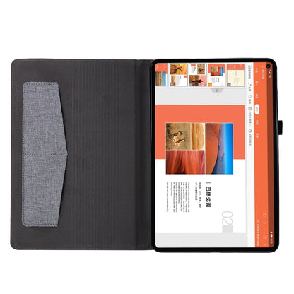 For Huawei MatePad SE 11 2024 Fabric Leather Tablet Case(Grey) - Huawei by buy2fix | Online Shopping UK | buy2fix