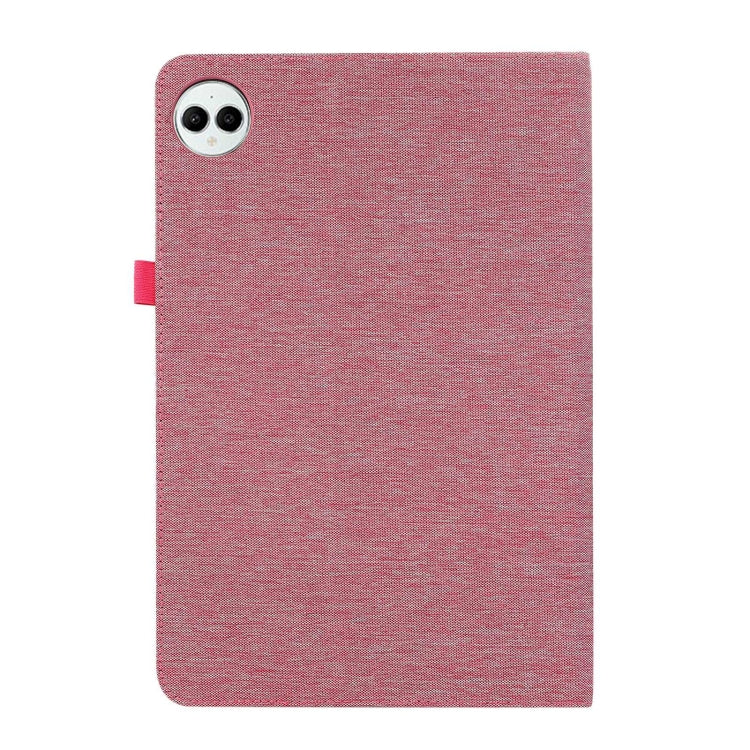 For Huawei MatePad Pro 12.2 2024 Fabric Leather Tablet Case(Rose Red) - Huawei by buy2fix | Online Shopping UK | buy2fix