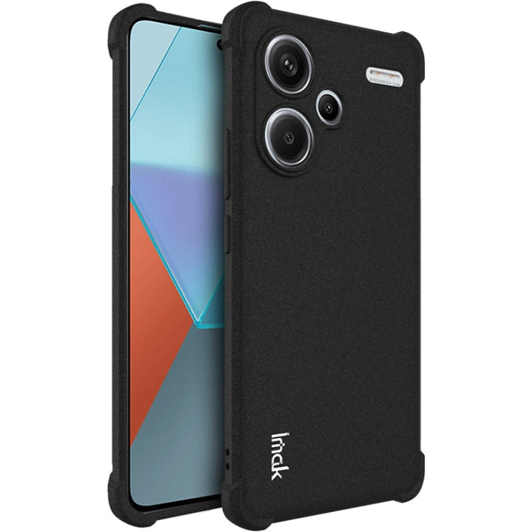 For Xiaomi Redmi Note 13 Pro 5G imak Shockproof Airbag TPU Phone Case(Matte Black) - Note 13 Pro Cases by imak | Online Shopping UK | buy2fix