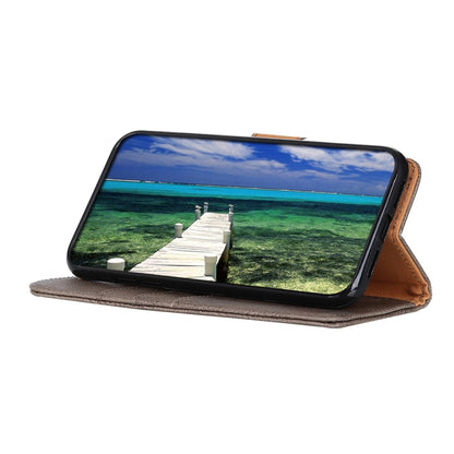 For Xiaomi 14 Pro KHAZNEH Cowhide Texture Flip Leather Phone Case(Khaki) - 14 Pro Cases by buy2fix | Online Shopping UK | buy2fix