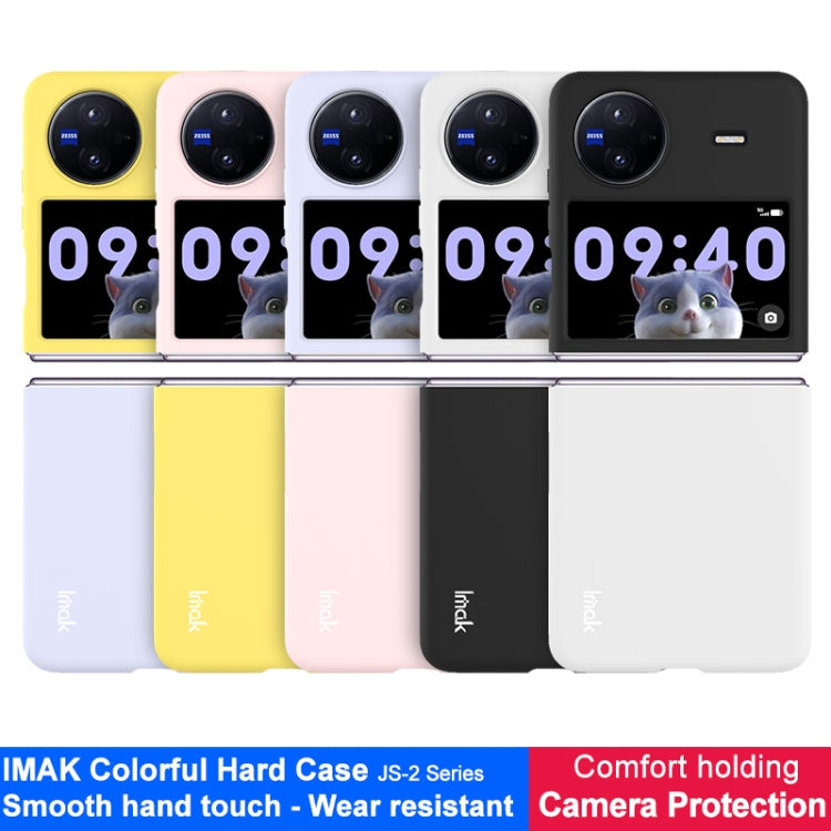 For vivo X Flip IMAK JS-2 Series Colorful PC Case(Purple) - vivo Cases by imak | Online Shopping UK | buy2fix