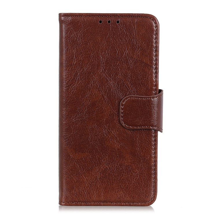 For iPhone 16 Nappa Texture Leather Case(Brown) - iPhone 16 Cases by buy2fix | Online Shopping UK | buy2fix