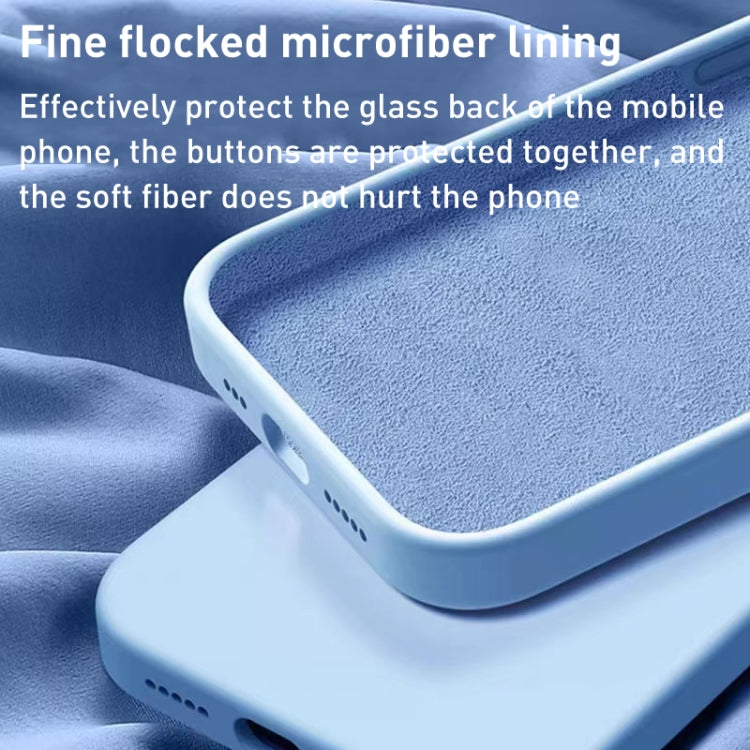 For iPhone 14 Pro Liquid Silicone MagSafe Precision Hole Phone Case(White) - iPhone 14 Pro Cases by buy2fix | Online Shopping UK | buy2fix