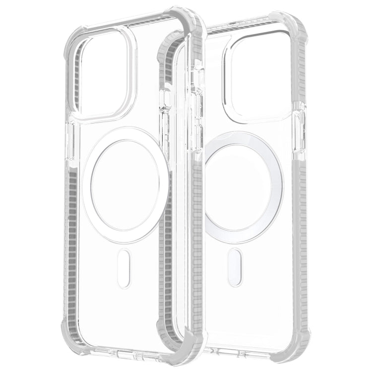 For iPhone 15 Plus Magsafe Magnetic Acrylic Shockproof Phone Case(Transparent) - iPhone 15 Plus Cases by buy2fix | Online Shopping UK | buy2fix