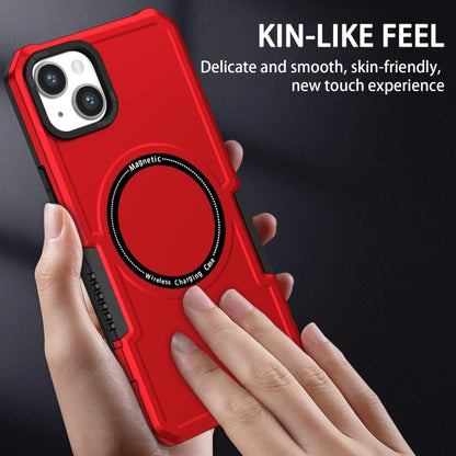 For iPhone 15 MagSafe Shockproof Armor Phone Case(Red) - iPhone 15 Cases by buy2fix | Online Shopping UK | buy2fix