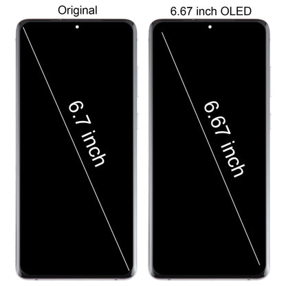 For Samsung Galaxy S20+ 4G/5G SM-G985/986 6.67 inch OLED LCD Screen Digitizer Full Assembly with Frame (Silver) - Galaxy S Series Parts by buy2fix | Online Shopping UK | buy2fix