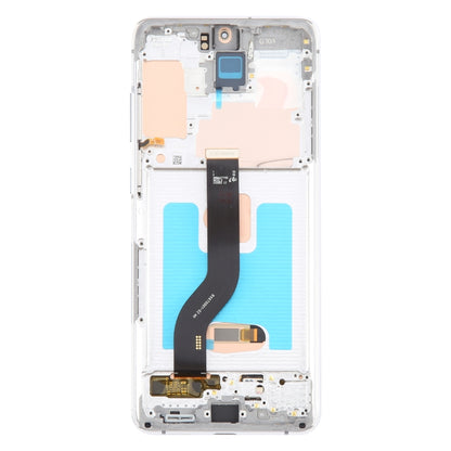 For Samsung Galaxy S20+ 4G/5G SM-G985/986 6.67 inch OLED LCD Screen Digitizer Full Assembly with Frame (Silver) - Galaxy S Series Parts by buy2fix | Online Shopping UK | buy2fix